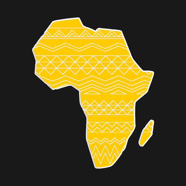 World Map Africa Continent Afrique by GBDesigner