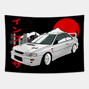 Subaru Impreza GC8 Retro Style Tapestry