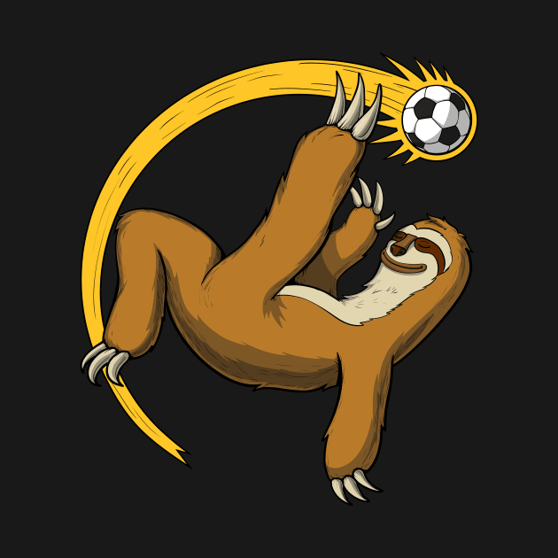 Sloth Soccer Player by underheaven