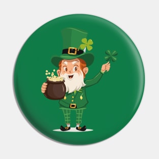 st patrick and clover irish Pin