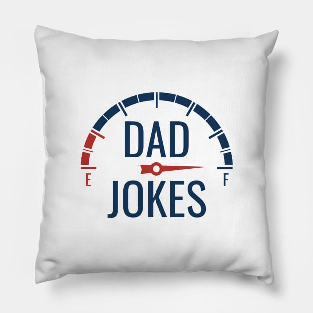 Dad Jokes Full Pillow by LuckyFoxDesigns