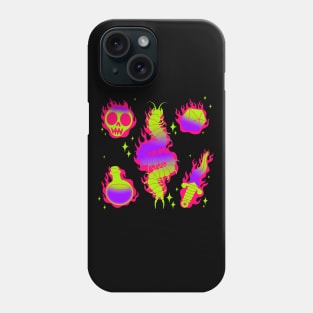 Skulls Bugs Flames 'N' Stuff Phone Case