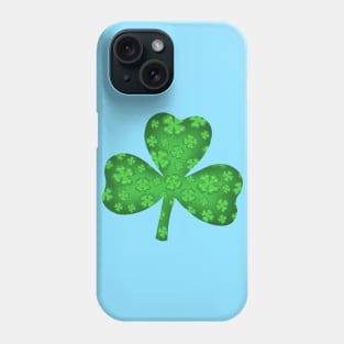 Saint Patrick's day green clover Phone Case