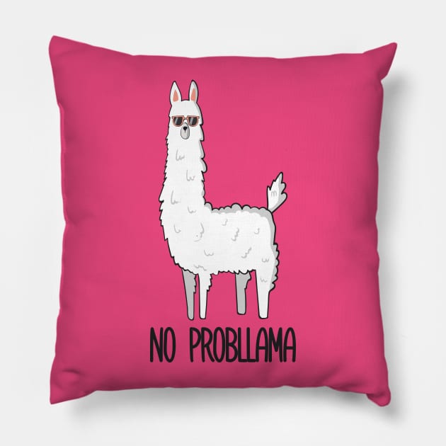 No Probllama Pillow by Dreamy Panda Designs