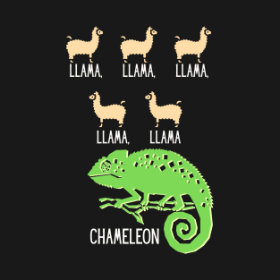 Llama Chameleon T-Shirt