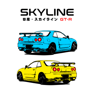 GTR Blue & Yellow T-Shirt