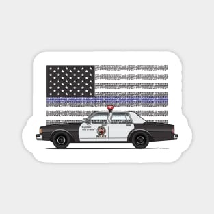 Blue Line Flag Magnet