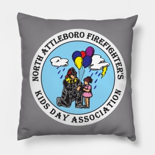 North Attleboro Firefighters Kid's Day® Classic logo Pillow