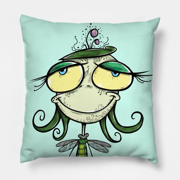 The Pixy Maiden Chloe Pillow by spartacomargioni