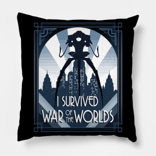 War of the Worlds Pillow