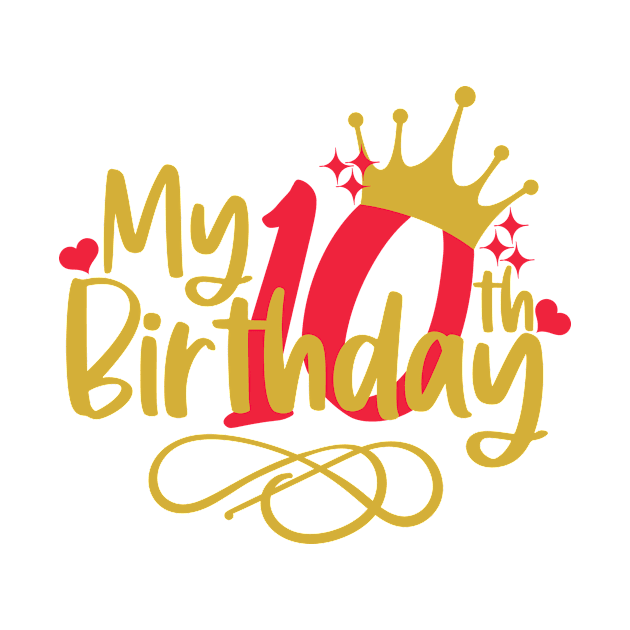 My 10th birthday by Coral Graphics