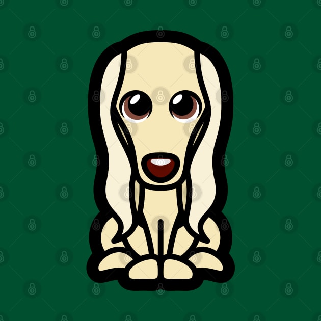 Afghan Hound Tooniefied by Tooniefied