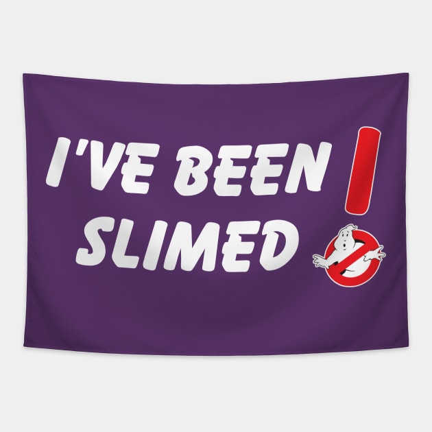 I've been slimed! Tapestry by old_school_designs