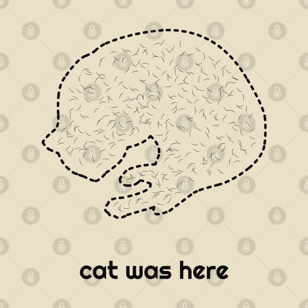 Cat was Here (black cat hair) by curiousQ