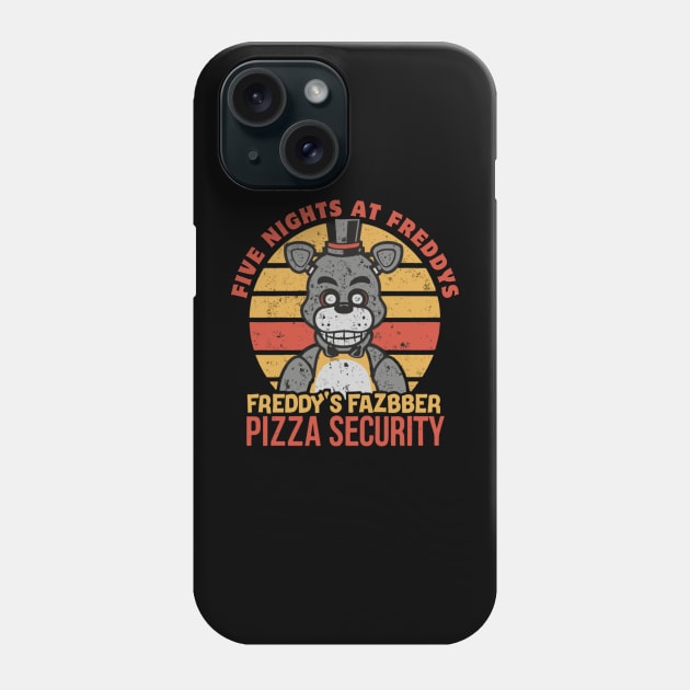 Five Nights At Freddys Fazbear's Pizza Phone Case by rhazi mode plagget