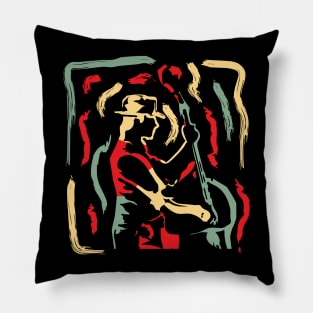 Bass Musician Creative Style Pillow