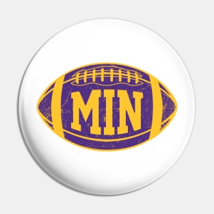 MIN Retro Football - White Pin