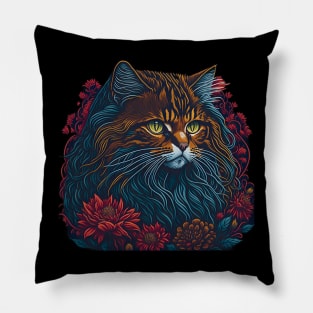 Cat Breed - Maine Coon Pillow