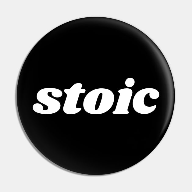 Stoic Pin by twentysevendstudio