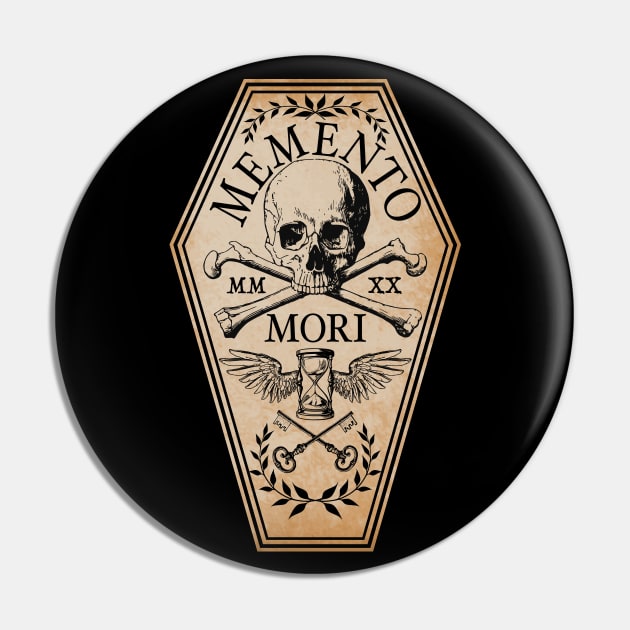 Memento Mori Pin by RavenWake