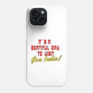 Goa India. Gift ideas for the travel enthusiast. Phone Case