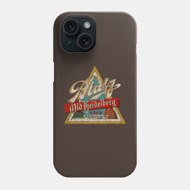 Blatz Beer Milwaukee 1846 Phone Case by Thrift Haven505