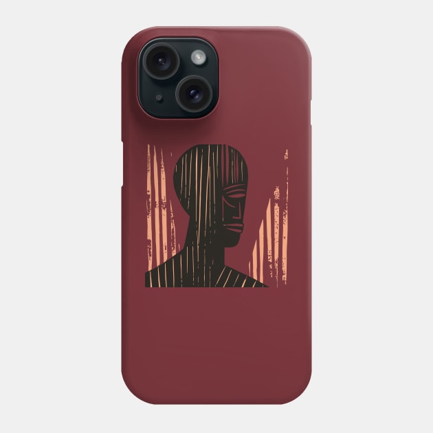 Abstract Lino Cut. Phone Case by n23tees