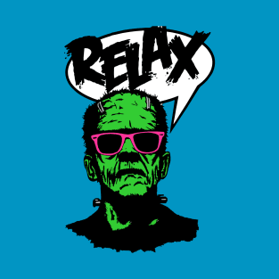 Frankie Says Relax Frankenstein shirt, hoodie, mug, apparel, gift T-Shirt