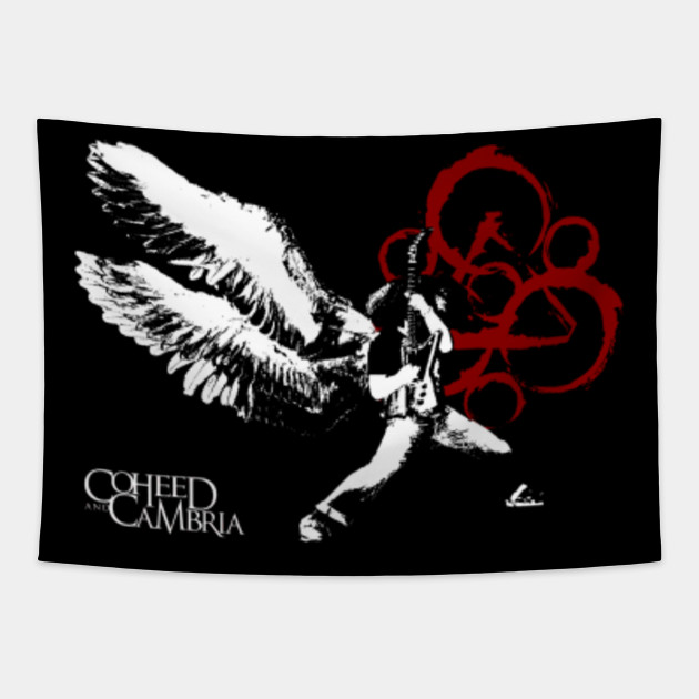 Coheed Guitar Angel Coheed And Cambria Tapestry Teepublic