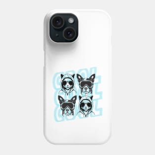 cool cat & dog Phone Case