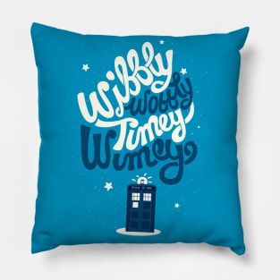 Wibbly Wobbly Timey Wimey Pillow