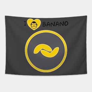 I Love Banano Tapestry