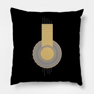 Guitar player // Gold Solid Pillow