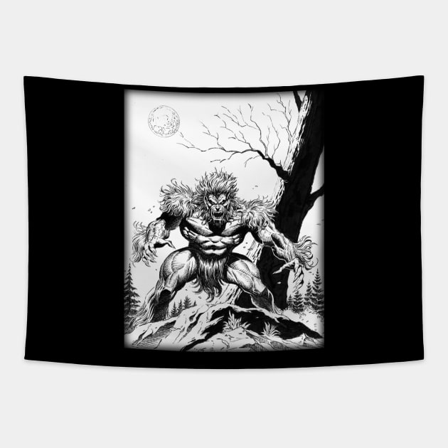 Werewolf Tapestry by Paul_Abrams