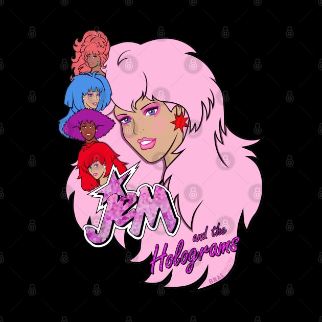 Jem and the Holograms by BraePrint by Braeprint