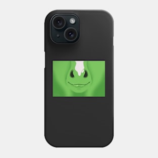 Green Stripe Horse Face Phone Case