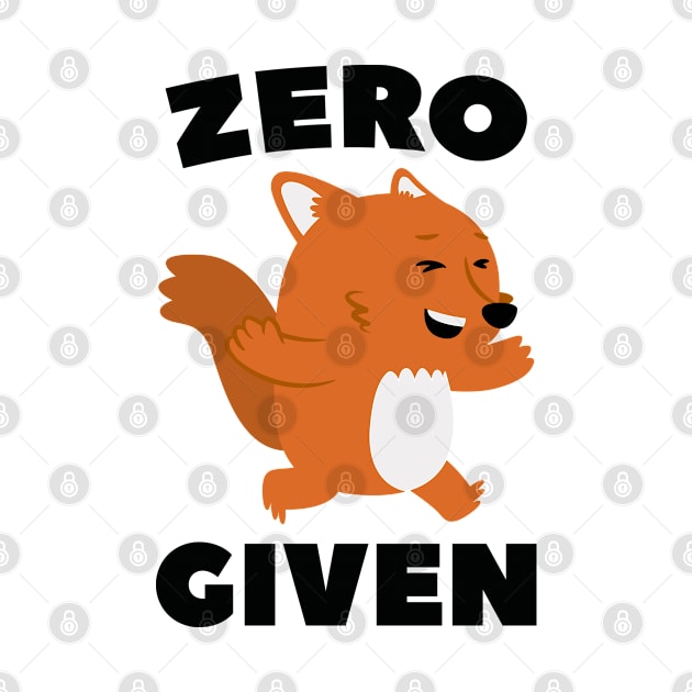 Zero Fox Given by VectorPlanet