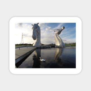 The Kelpies sculptures at the Helix Park in Falkirk Magnet