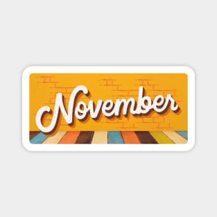 November Magnet