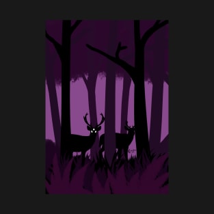 There's something in the woods - Deer? T-Shirt