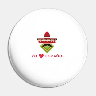 YO AMO ESPAÑOL Pin