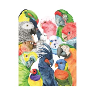 All my parrot watercolor T-Shirt