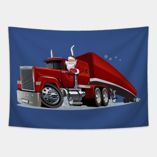 Cartoon truck Tapestry