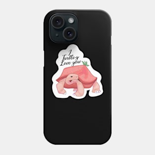 Valentine turtle! Phone Case