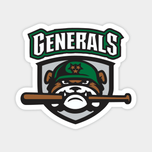 Generals Bulldog Logo Magnet