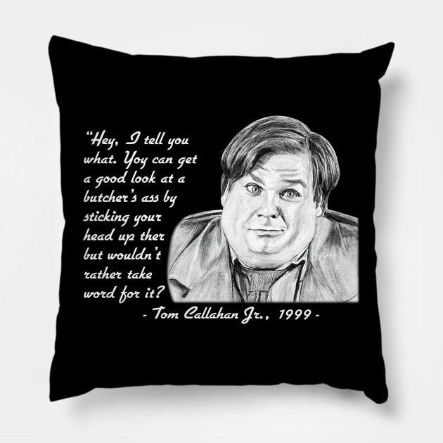 Tommy Boy Wisdom Pillow by Hoang Bich