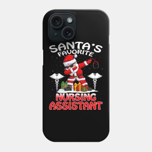 Santas Favorite Nursing Assistant Christmas T Shir Phone Case