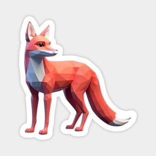 Red Fox 3D Magnet