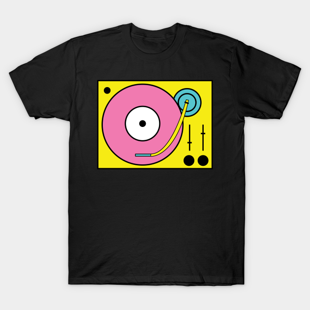 Discover 80s 90s Nostalgia DJ Deck - 90s Nostalgia - T-Shirt