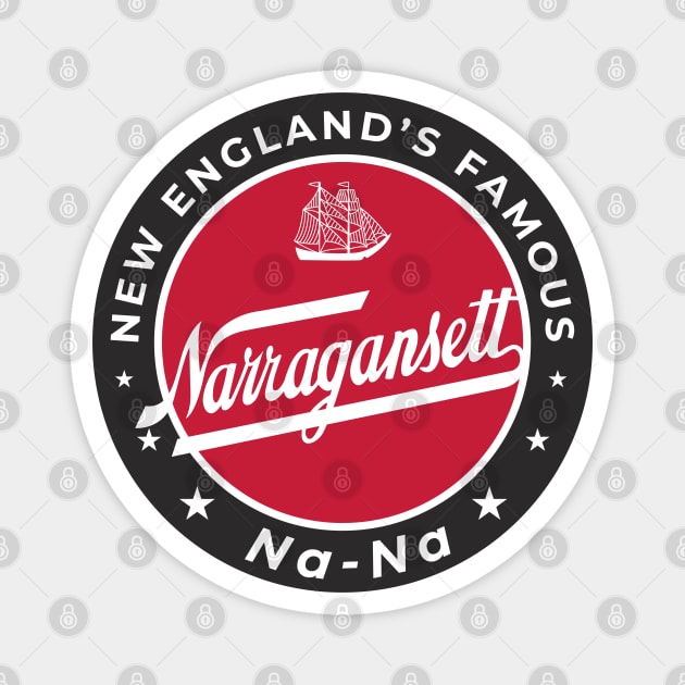 Narragansett Na-Na Team Logo Magnet by Labidabop